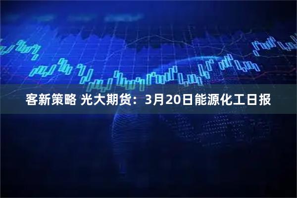 客新策略 光大期货：3月20日能源化工日报